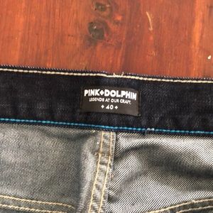 Never worn Pink Dolphin Jeans.